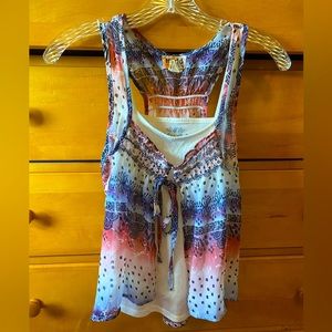 Mudd multicolor extra small tank top